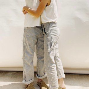 Hey Gang Hickory Striped Painter Pant